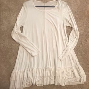 Large Off-White Top with Fun Bottom (Long)